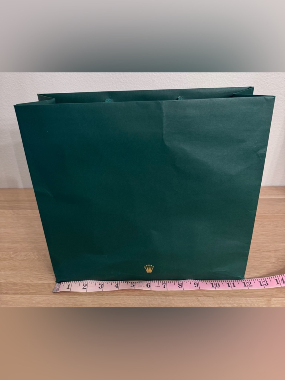 100% Authentic Rolex Green Medium Shopping Bag - Picture 7 of 9